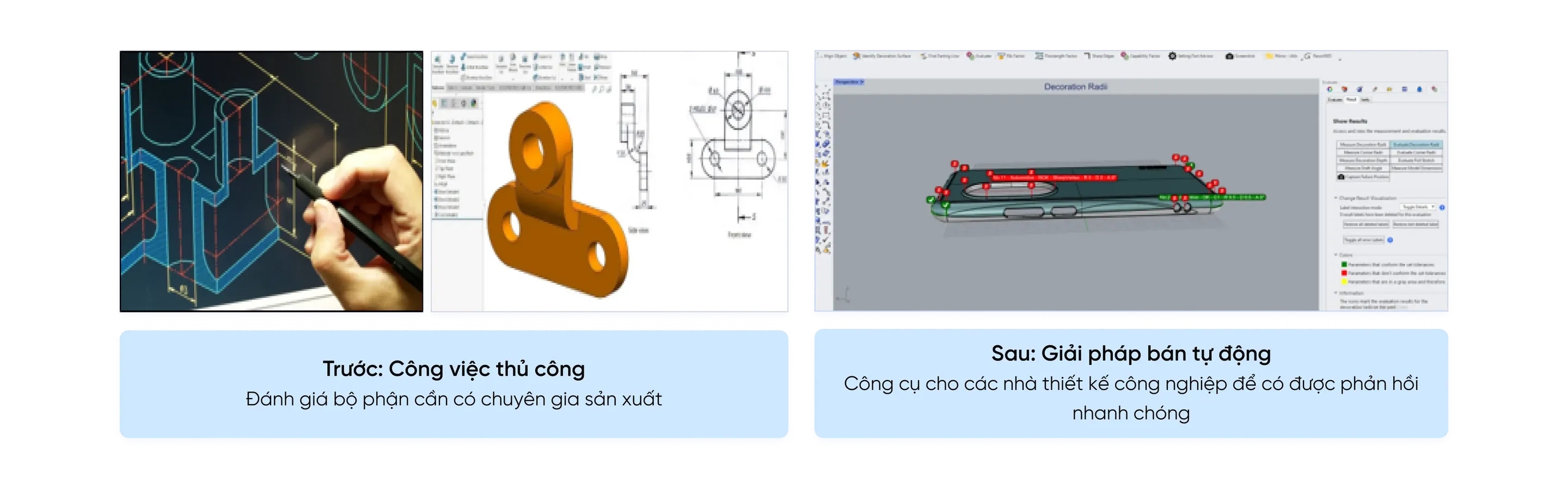 Giải pháp AI đánh giá thiết kế CAD công nghiệp